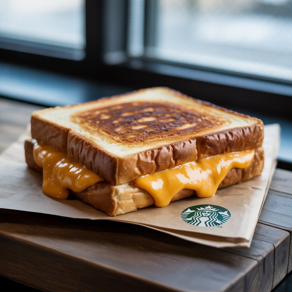Toasted sourdough sandwich oozing melted cheese blend