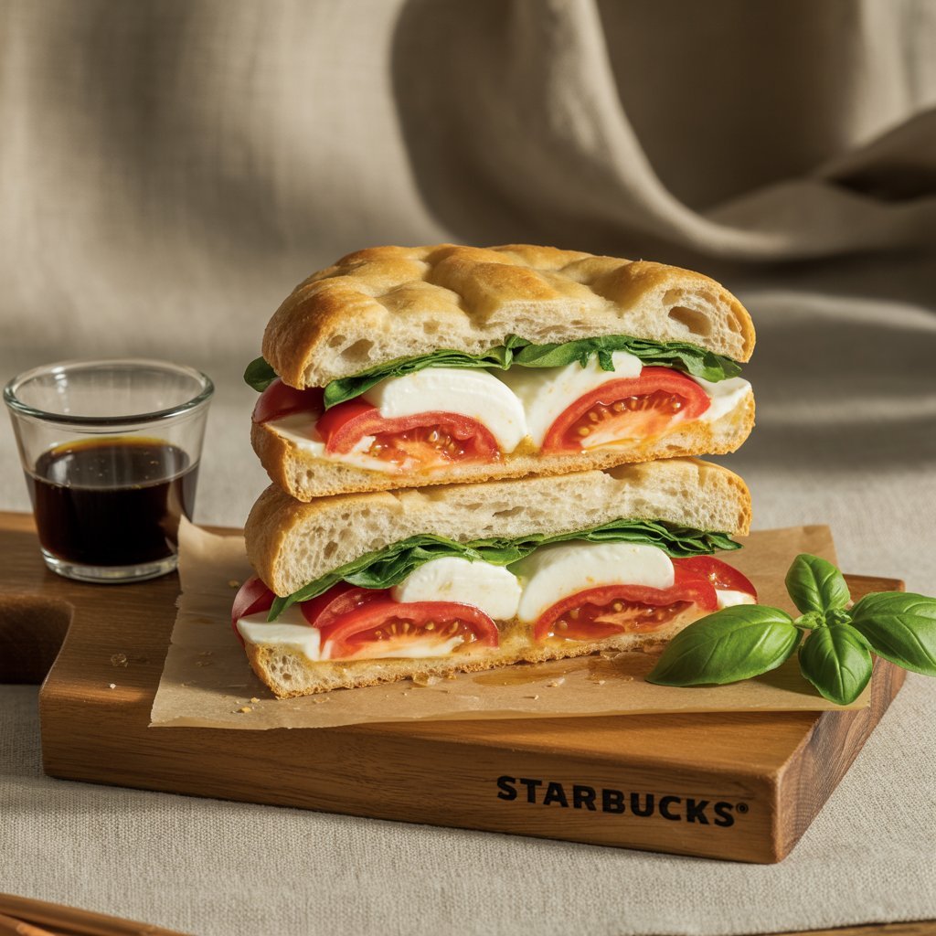 Focaccia filled with roasted tomato, mozzarella, and spinach